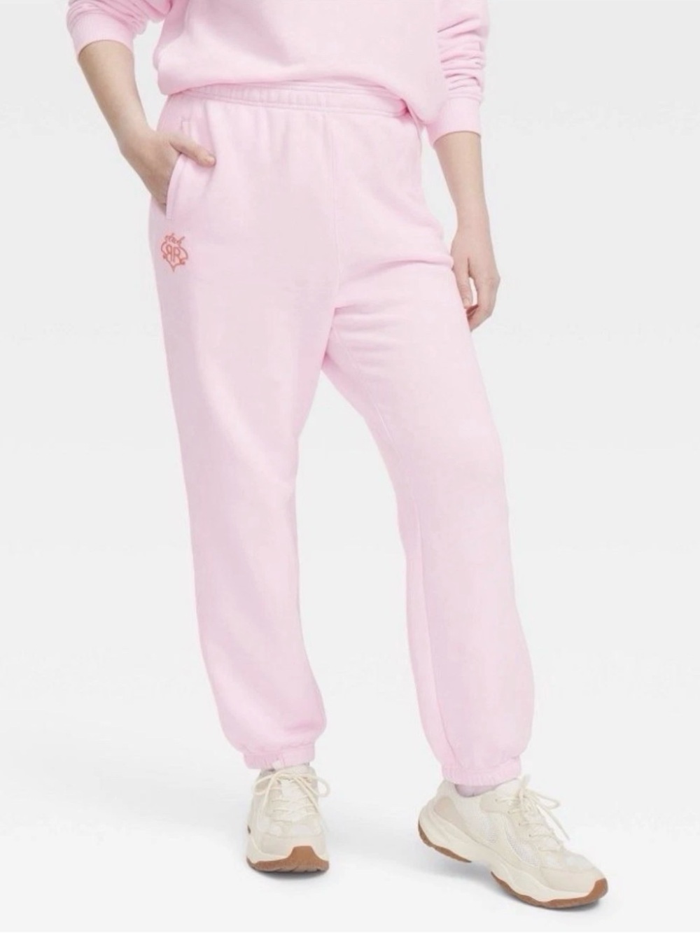 Roller Rabbit x Target Light Pink Logo Joggers